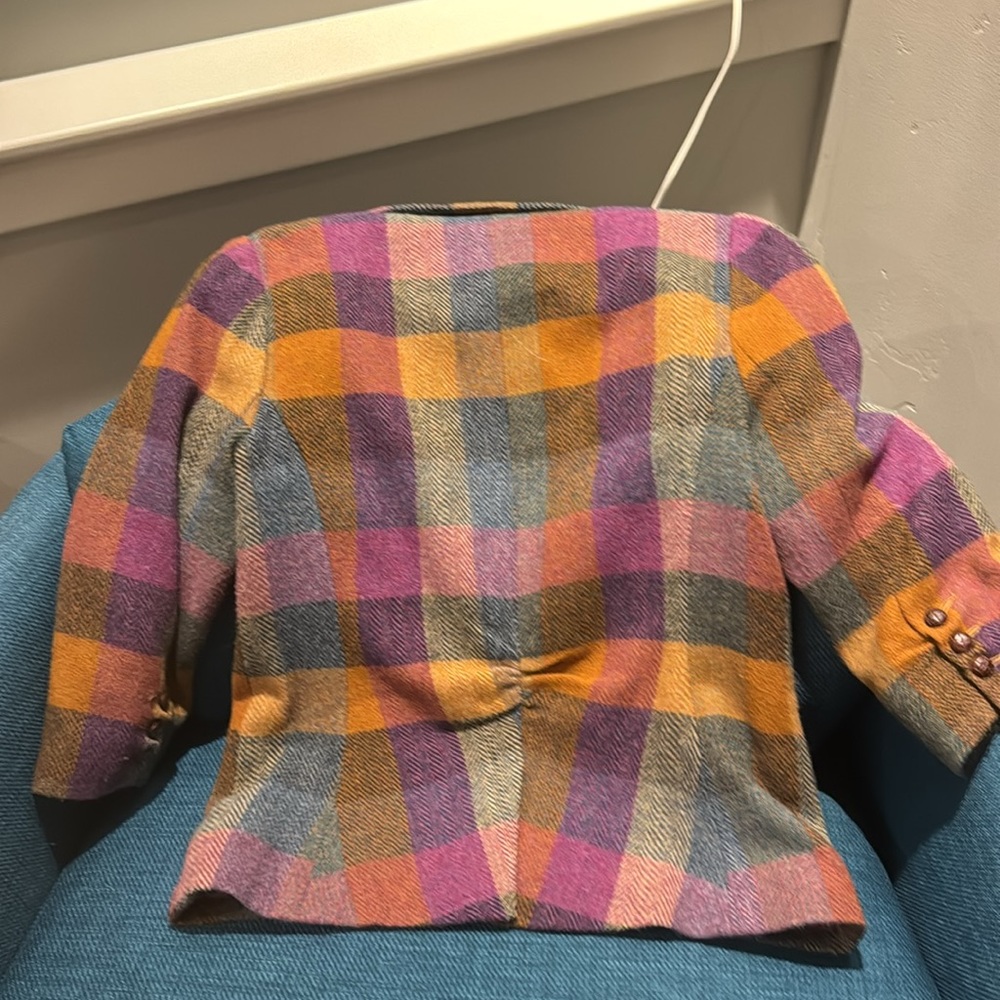 CAbi wool blend plaid jacket - Picture 5 of 7